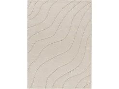 Alfombra De Salón-Alfombra interior - shaggy - - 133 x 190 cm - MOLIER Blanco