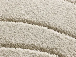 Alfombra De Salón-Alfombra interior - shaggy - - 133 x 190 cm - MOLIER Blanco