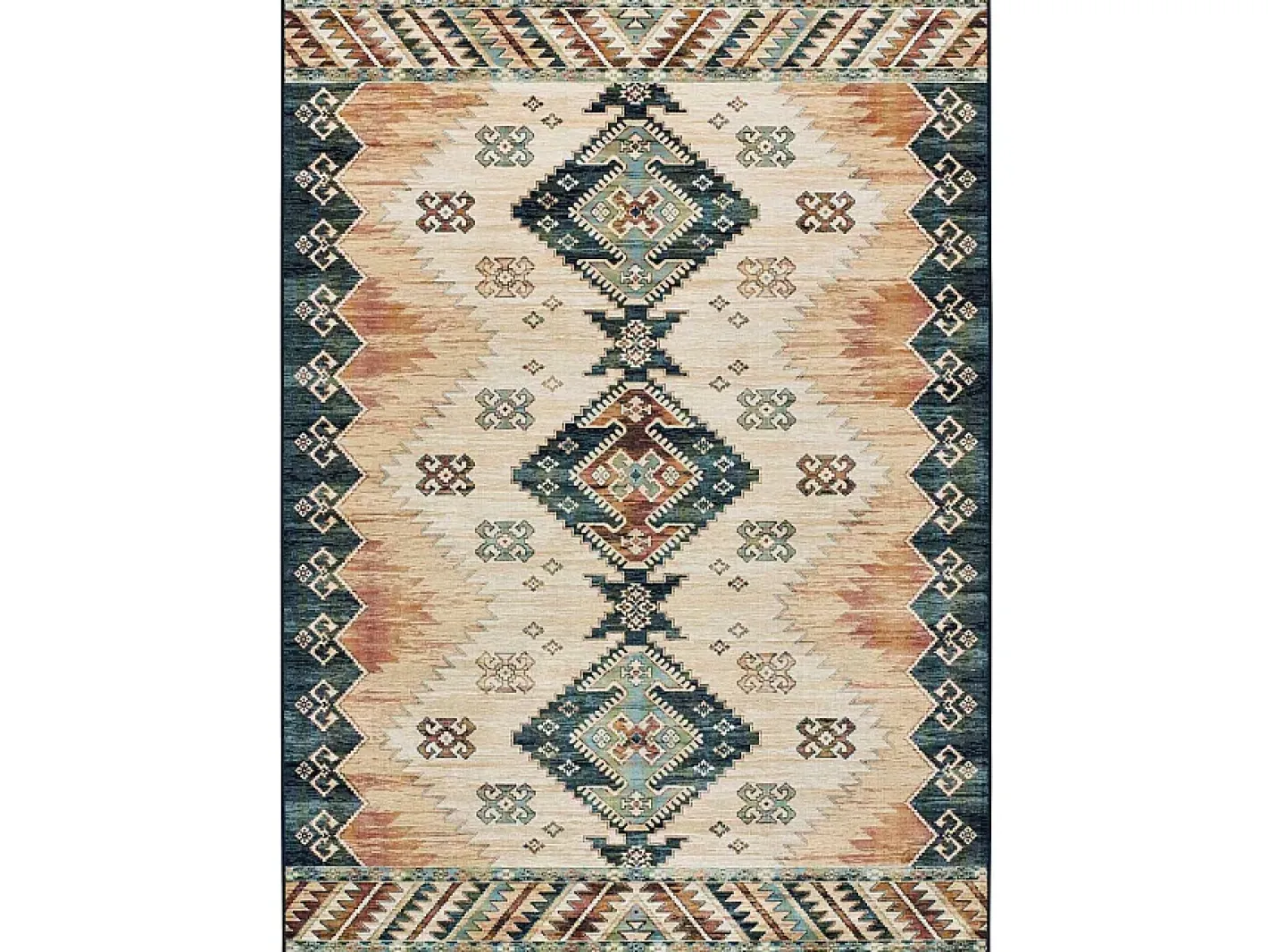 Alfombra De Salón-Alfombra interior - étnico - - 95 x 140 cm - ANTALIA Multicolor