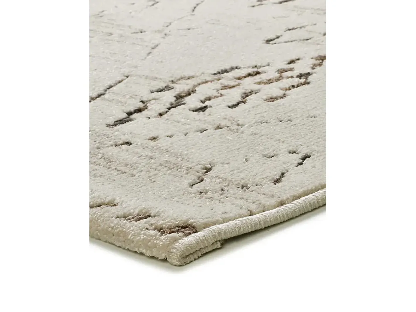 Alfombra interior - étnico - / marrón - 133 x 190 cm - CERES Crema New
