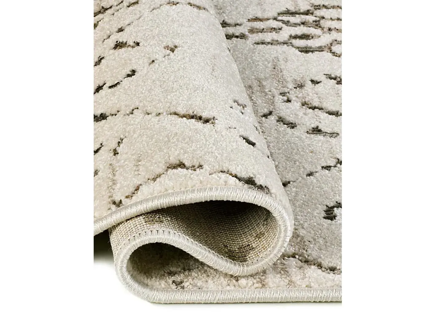 Alfombra interior - étnico - / marrón - 133 x 190 cm - CERES Crema New