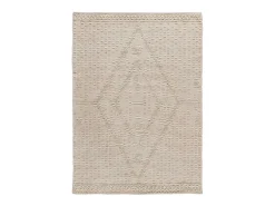 Alfombra interior - étnico con relieve - - 160 x 230 cm - PAMUK Crema Clearance
