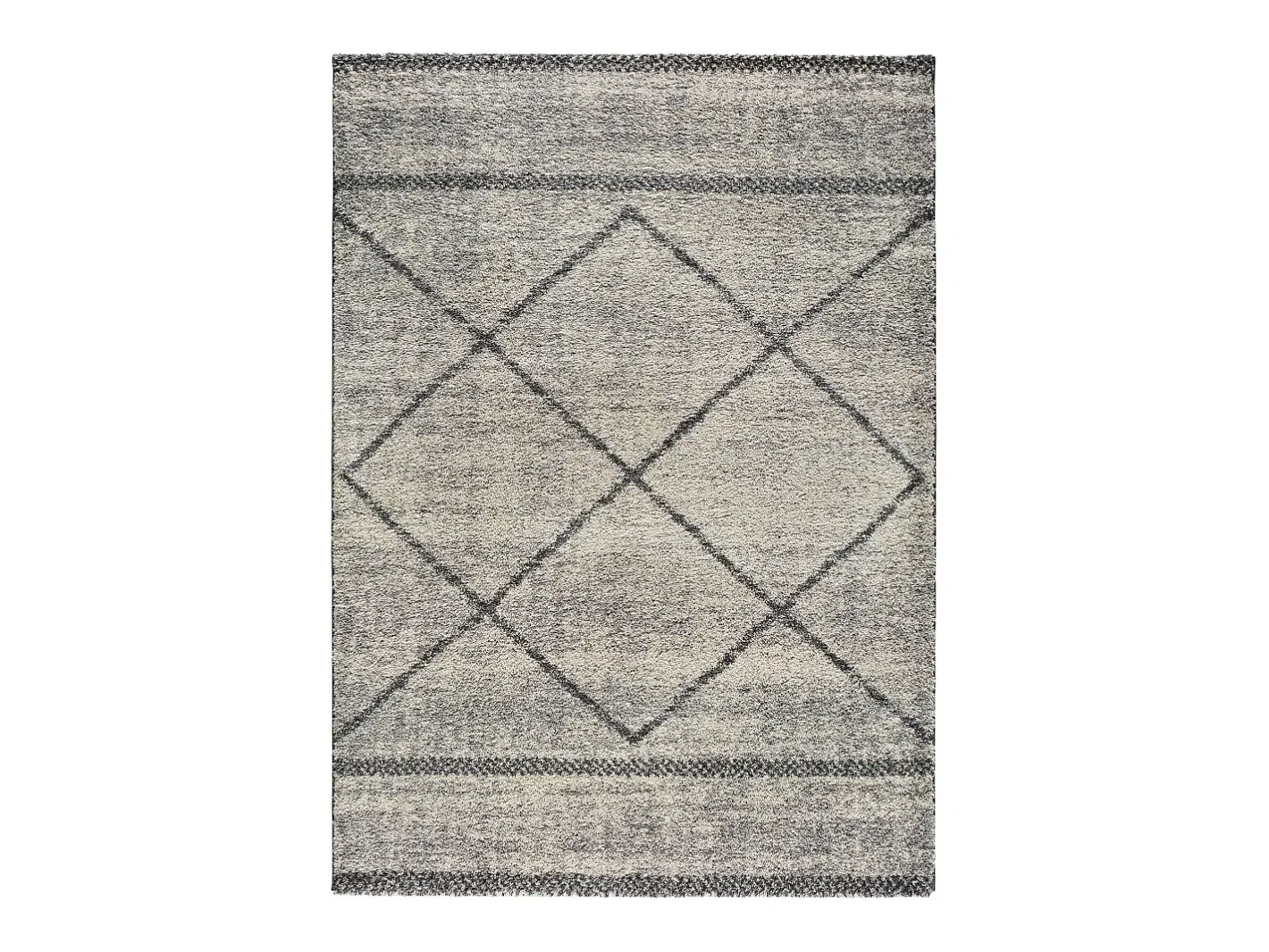 Alfombra De Salón-Alfombra interior - étnico - - 133 x 190 cm - KASBAH Gris