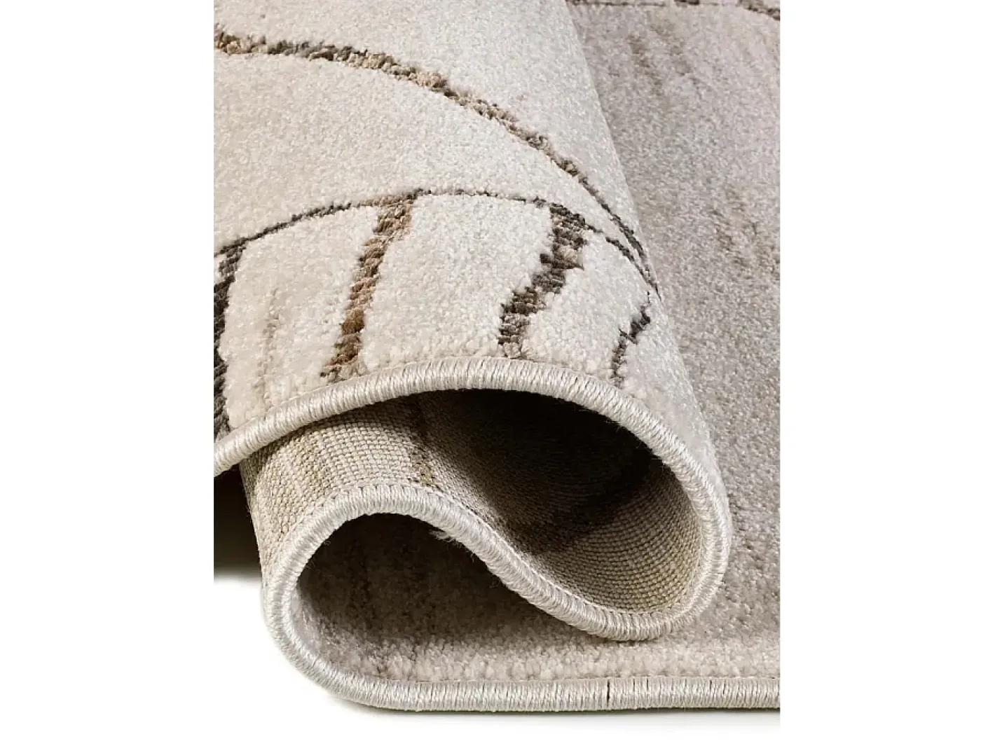 Alfombra De Salón-Alfombra interior - étnico - / marrón - 200 x 285 cm - CERES Crema