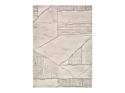 Alfombra De Salón-Alfombra interior - étnico - / marrón - 200 x 285 cm - CERES Crema