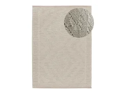 Best Alfombra interior - étnico con relieve - - 60 x 90 cm - PAMUK Crema