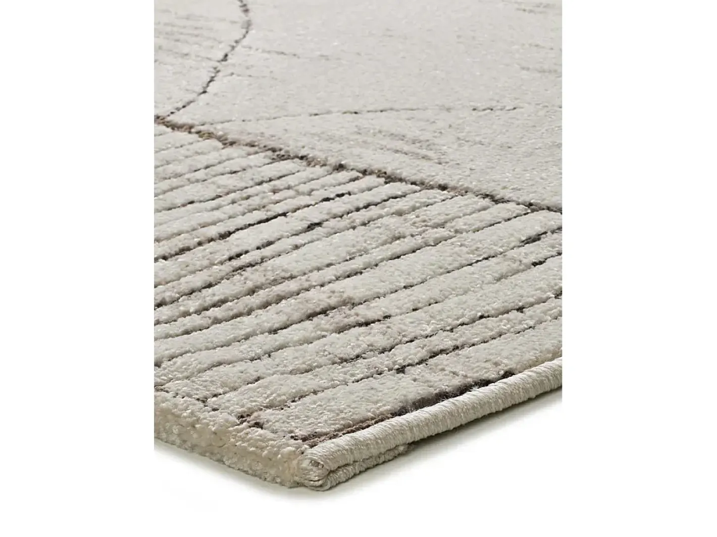 Alfombra De Salón-Alfombra interior - étnico - / marrón - 80 x 120 cm - CERES Crema