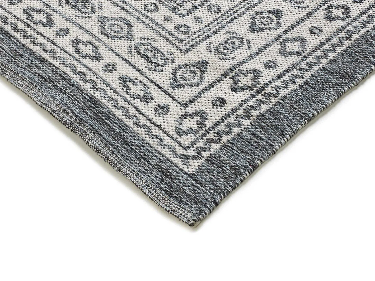 Alfombra interior - étnico - - 120 x 170 cm - CHANDIA Azul Online