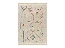 Alfombra De Salón-Alfombra interior - étnico - - 80 x 150 cm - YEBEL Blanco