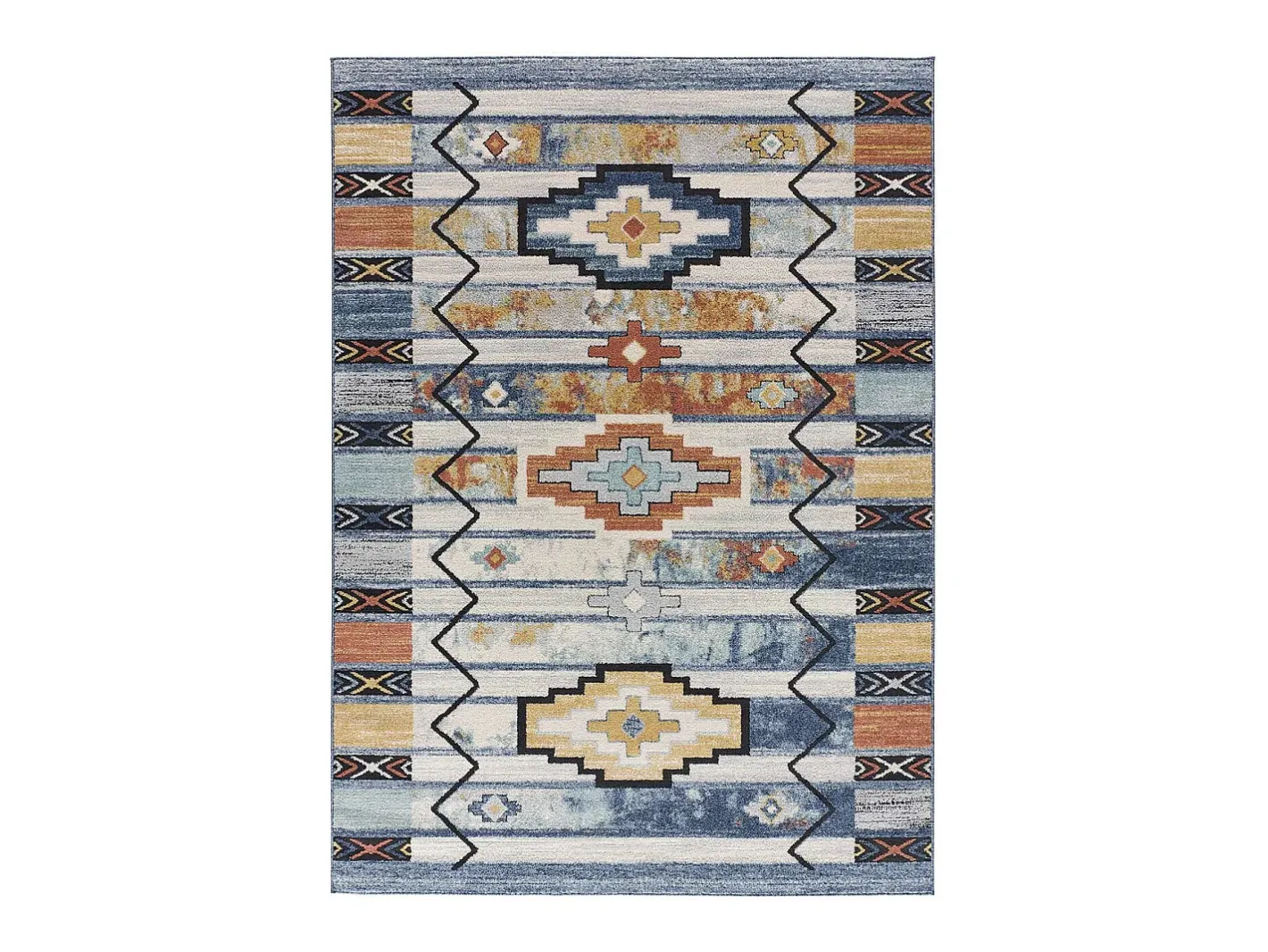 Alfombra De Salón-Alfombra interior - étnico - - 120 x 170 cm - MABEL Multicolor