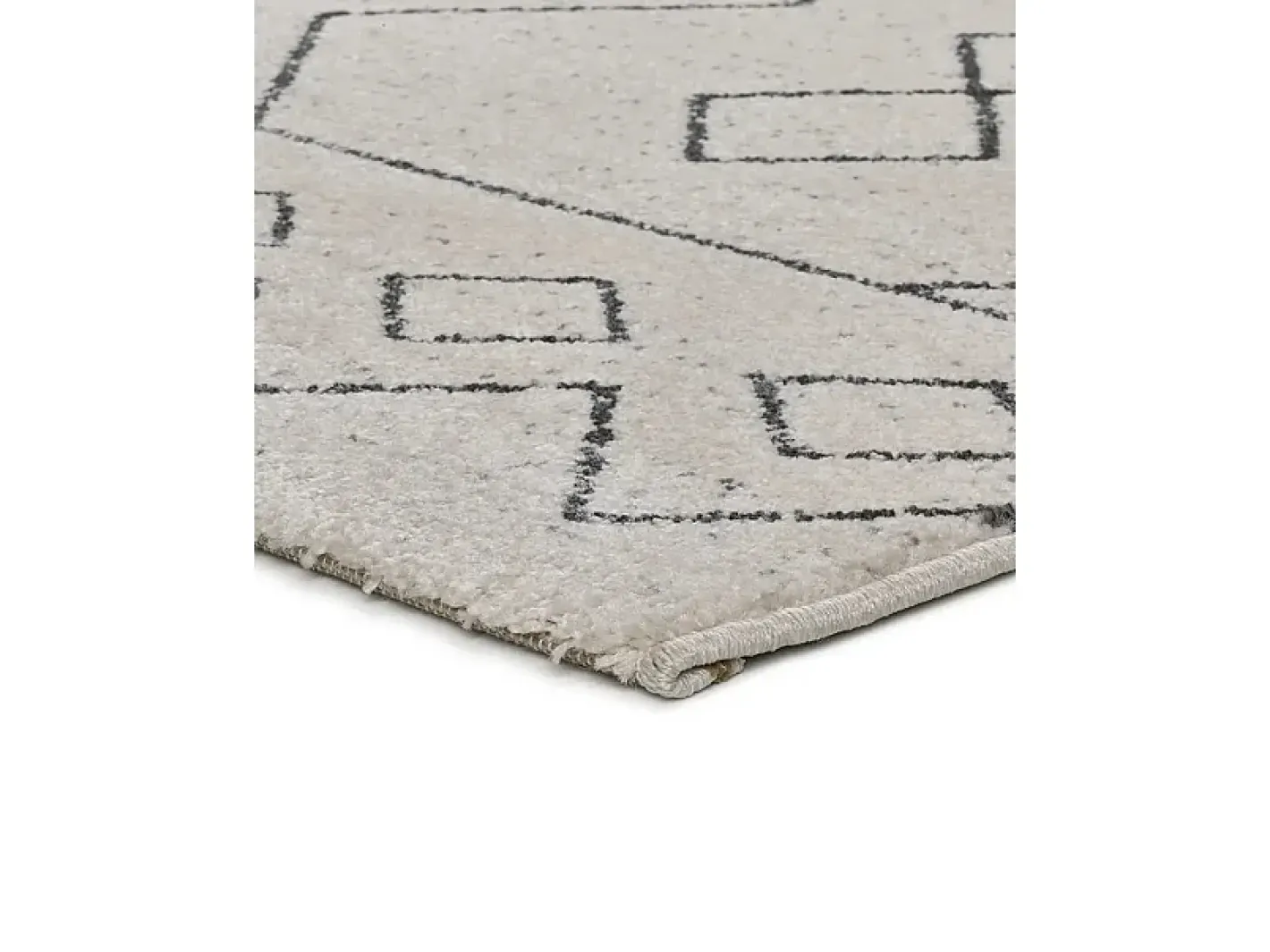 Alfombra De Salón-Alfombra interior - étnico - - 140 x 200 cm - MALIKA Blanco