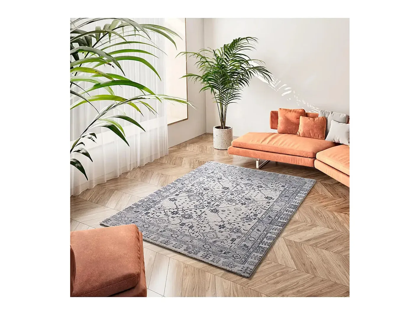 Sale Alfombra interior - vintage - - 133 x 190 cm - SIROCO Azul