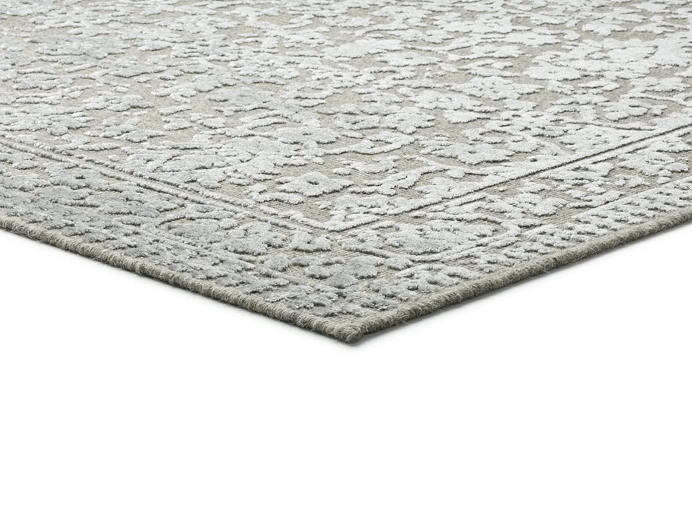 Alfombra interior - vintage - plata - 120 x 170 cm - ISABELLA Plateado Online