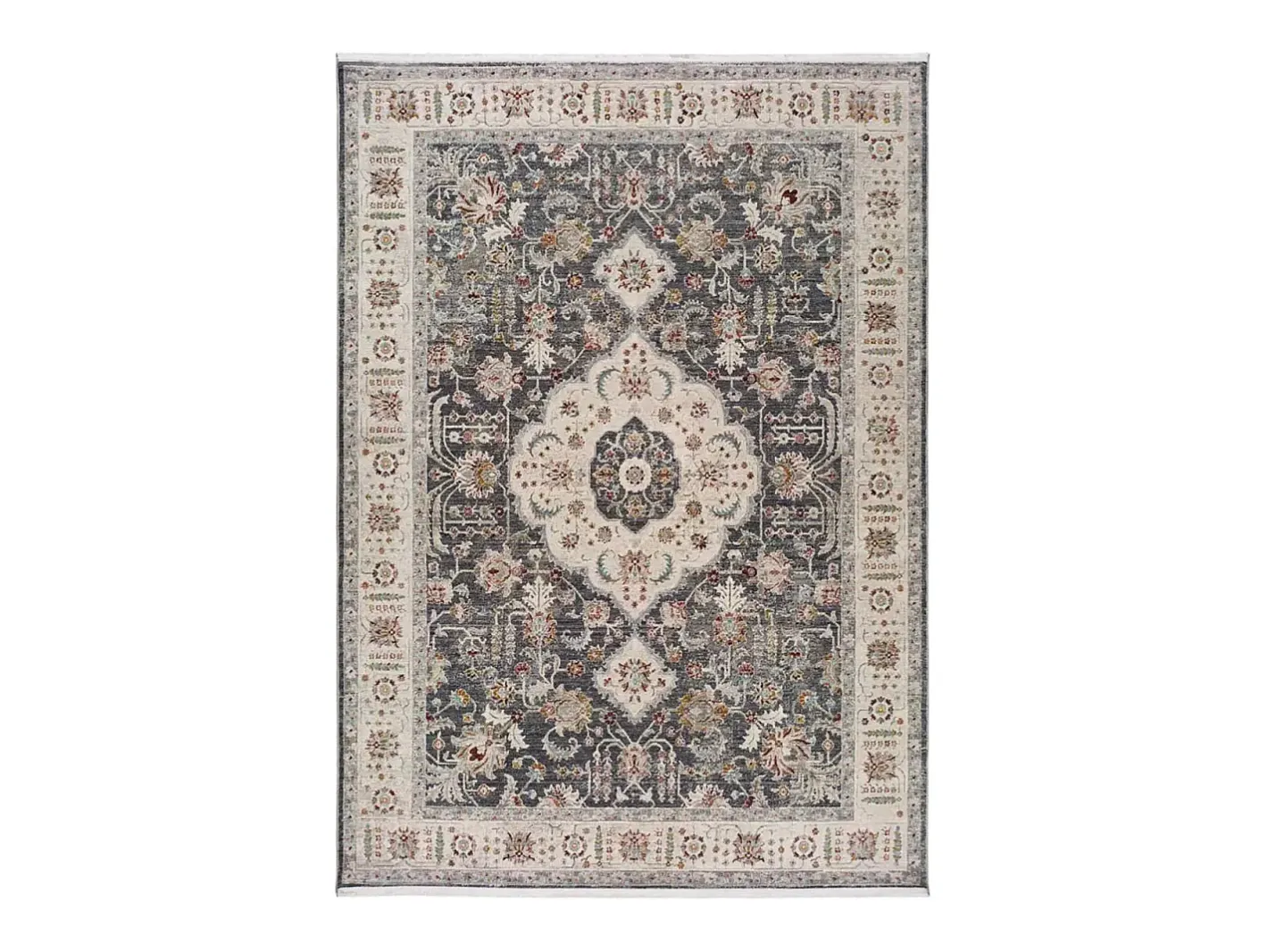 Alfombra interior - vintage - - 120 x 170 cm - KESHAN Gris Clearance