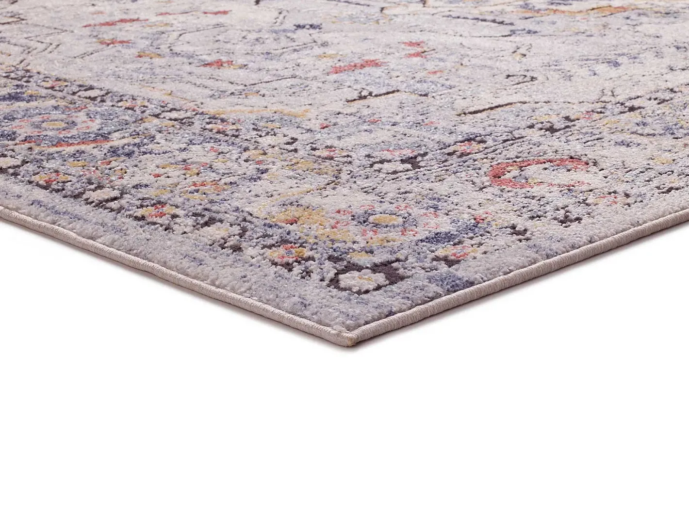 Alfombra De Salón-Alfombra interior - vintage - - 120 x 170 cm - MABEL Gris
