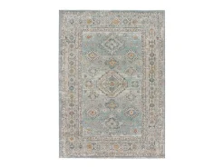 Alfombra De Salón-Alfombra interior - vintage - - 80 x 150 cm - PARMA Azul