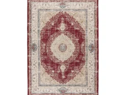 Alfombra De Salón-Alfombra interior - vintage - gris - 120 x 170 cm - NEILA Rojo