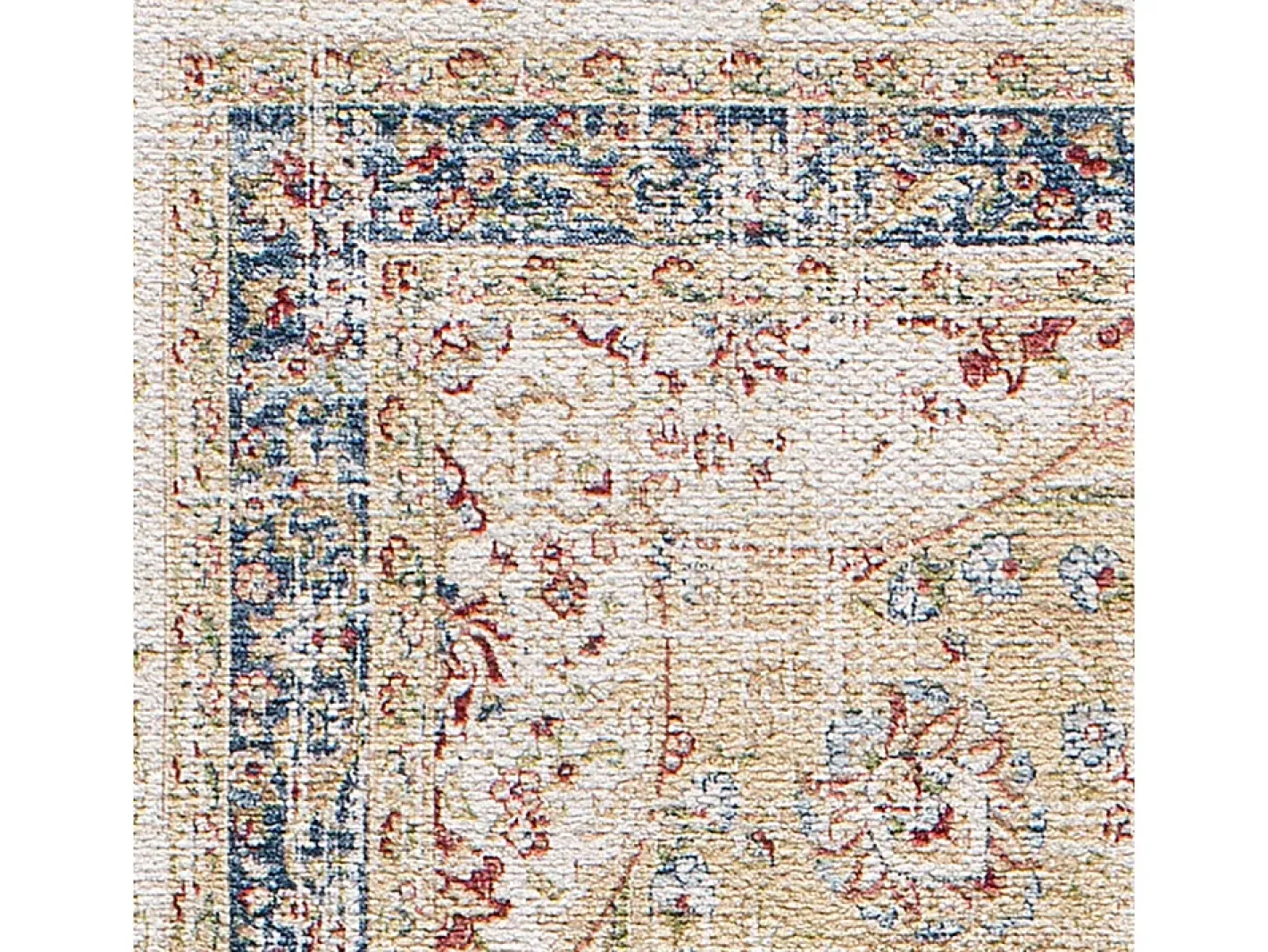 Alfombra De Salón-Alfombra interior - vintage - gris - 120 x 170 cm - NEILA Rojo