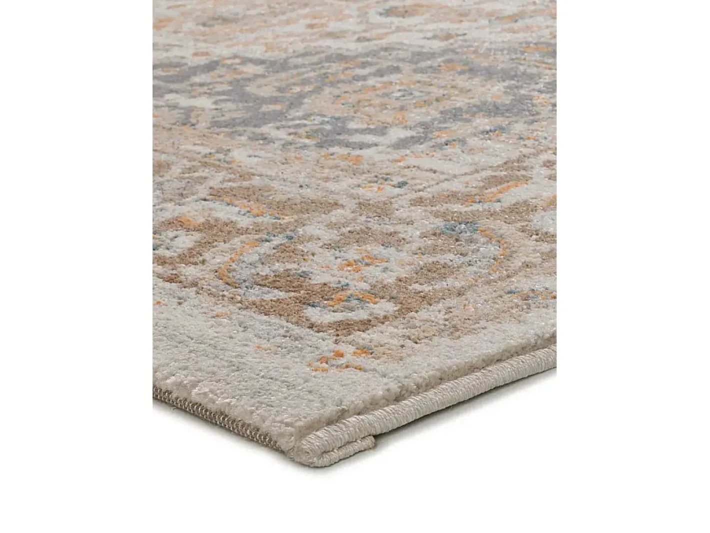 Alfombra De Salón-Alfombra interior - vintage - beige / gris - 160 x 230 cm - DELTA Gris / Beige