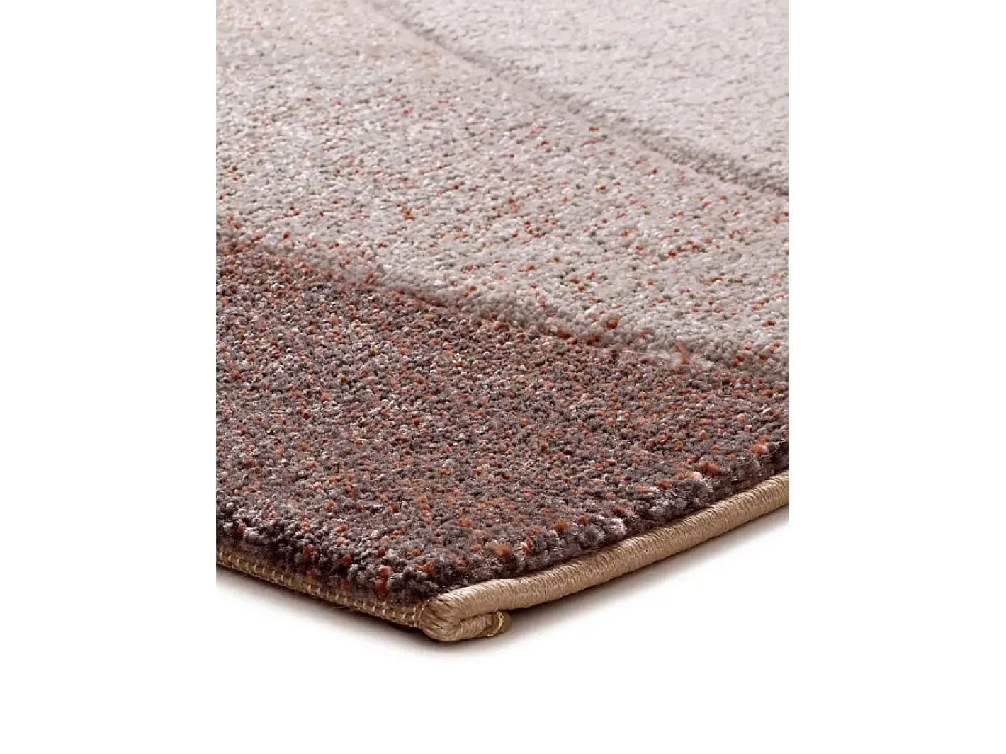 Alfombra interior - abstracto - - 200 x 290 cm - BADET Terracota / Beige Outlet