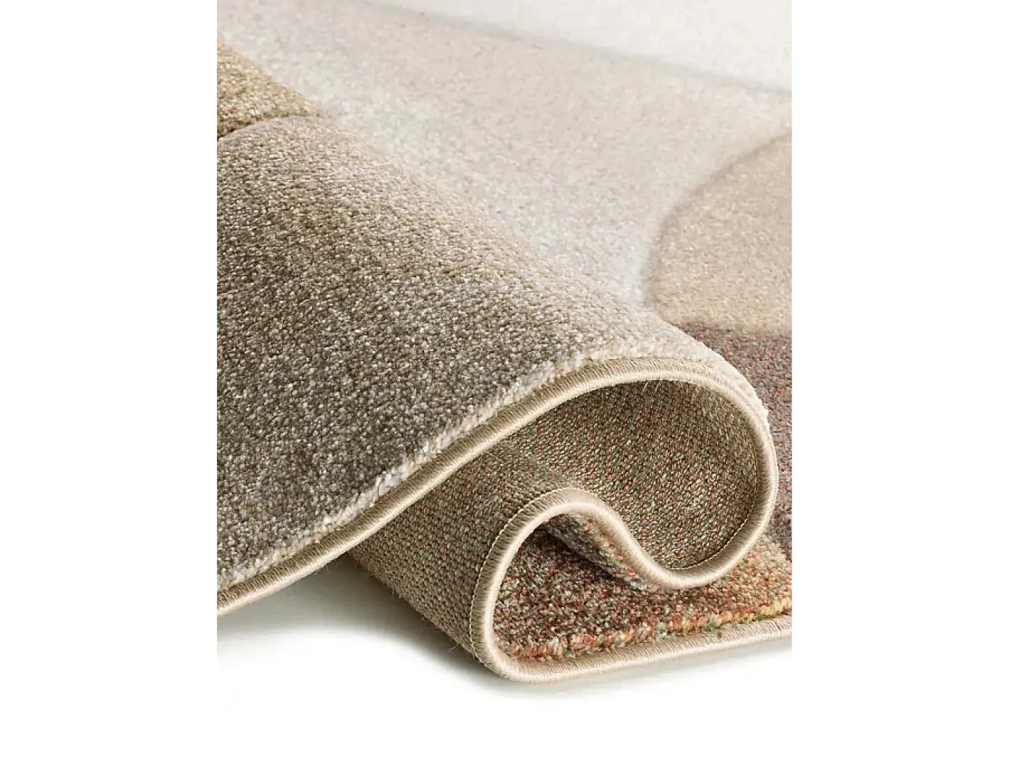 Alfombra interior - abstracto - - 200 x 290 cm - BADET Terracota / Beige Outlet