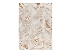 Alfombra interior - abstracto con relieve - beige / caldera - 154 x 230 cm - KEOPS Beige / Cobrizo Outlet