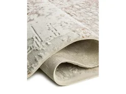 Clearance Alfombra interior - abstracto con relieve - - 154 x 230 cm - ORIS Beige