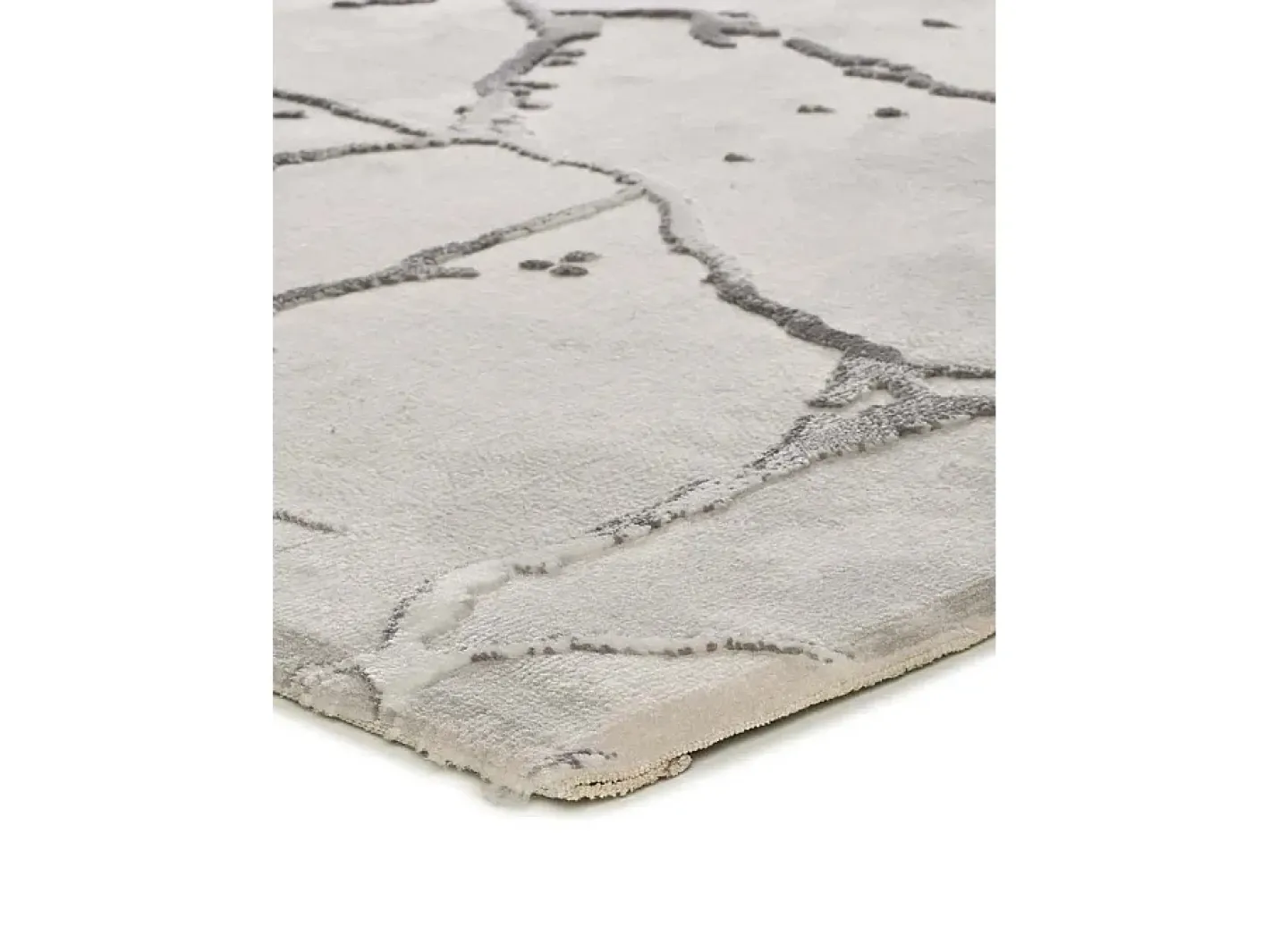Alfombra interior - efecto marmol con relieve - - 115 x 170 cm - ORIS Gris