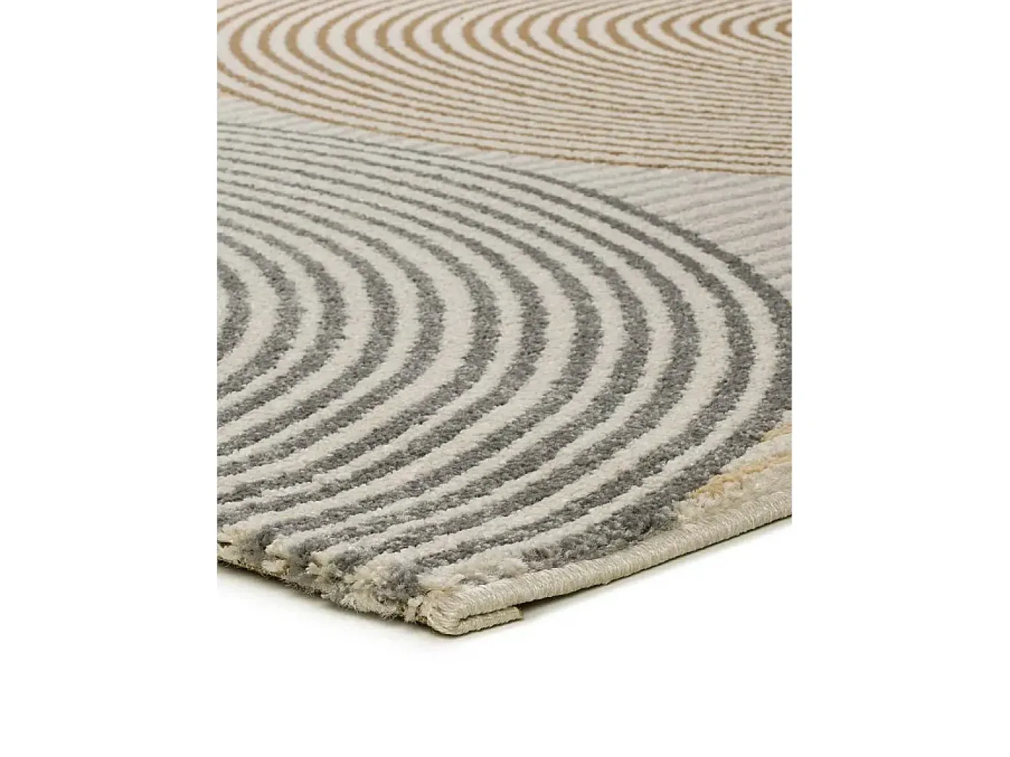 Clearance Alfombra interior - geométrico - beige - 200 x 290 cm - GARDEN Gris / Beige