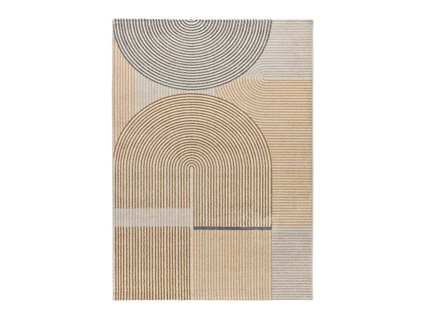 Clearance Alfombra interior - geométrico - beige - 200 x 290 cm - GARDEN Gris / Beige