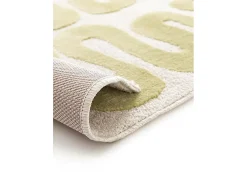Alfombra interior - moderno - verde - 160 x 230 cm - FLASHY Verde / Blanco Outlet