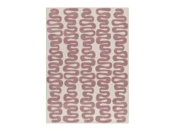 Alfombra De Salón-Alfombra interior - moderno - rosa - 160 x 230 cm - FLASHY Rosa / Blanco
