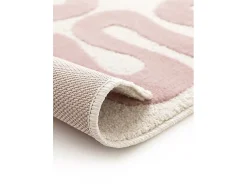 Alfombra De Salón-Alfombra interior - moderno - rosa - 160 x 230 cm - FLASHY Rosa / Blanco