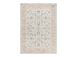 Alfombra interior - vintage con relieve - multicolor - 154 x 230 cm - KEOPS Beige / Multicolor Hot