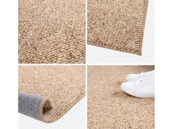 Best Sweeek Alfombra interior borreguito caramel efecto chiné Camel
