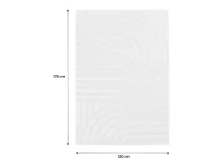 Discount Sweeek Alfombra interior con motivos de arcos Crema