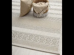 Sale the carpet Alfombra interior exterior moderna - Beige - 120 x 160 cm - CALGARY Color natural oscuro