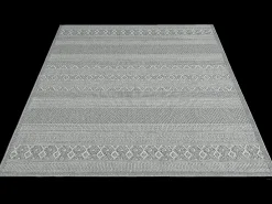 the carpet Alfombra De Exterior-Alfombra interior exterior moderna - Gris - 80 x 150 cm - CALGARY Multicolor