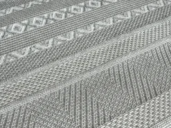 the carpet Alfombra De Exterior-Alfombra interior exterior moderna - Gris - 67 x 180 cm - CALGARY Multicolor
