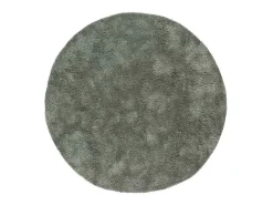Sale Alfombra interior redonda - shaggy uni - antracita - diam.120 cm - ROMA Gris antracita