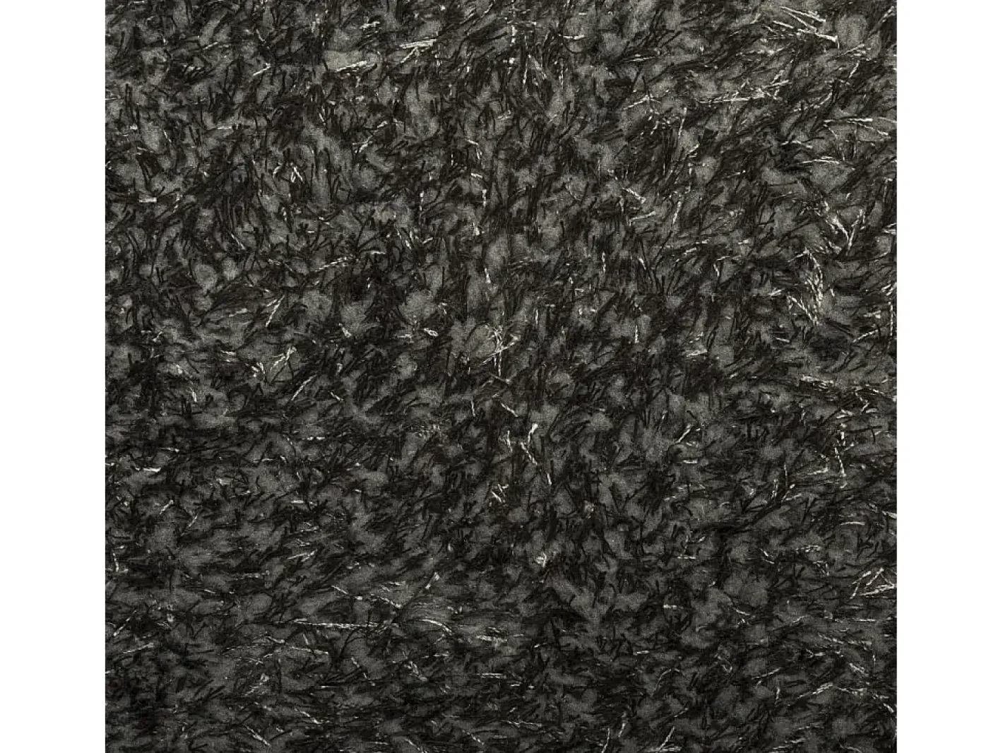 Alfombra De Cocina-Alfombra ISTAN de pelo largo, aspecto antracita brillante, 120x170 cm Gris