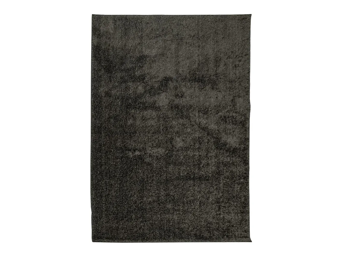 Alfombra De Cocina-Alfombra ISTAN de pelo largo, aspecto antracita brillante, 120x170 cm Gris
