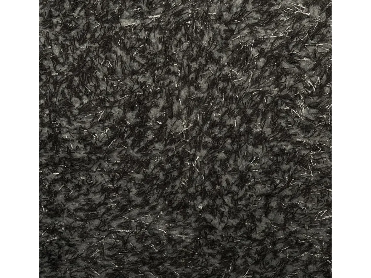 Hot Alfombra ISTAN de pelo largo, aspecto antracita brillante, 140x200 cm Gris