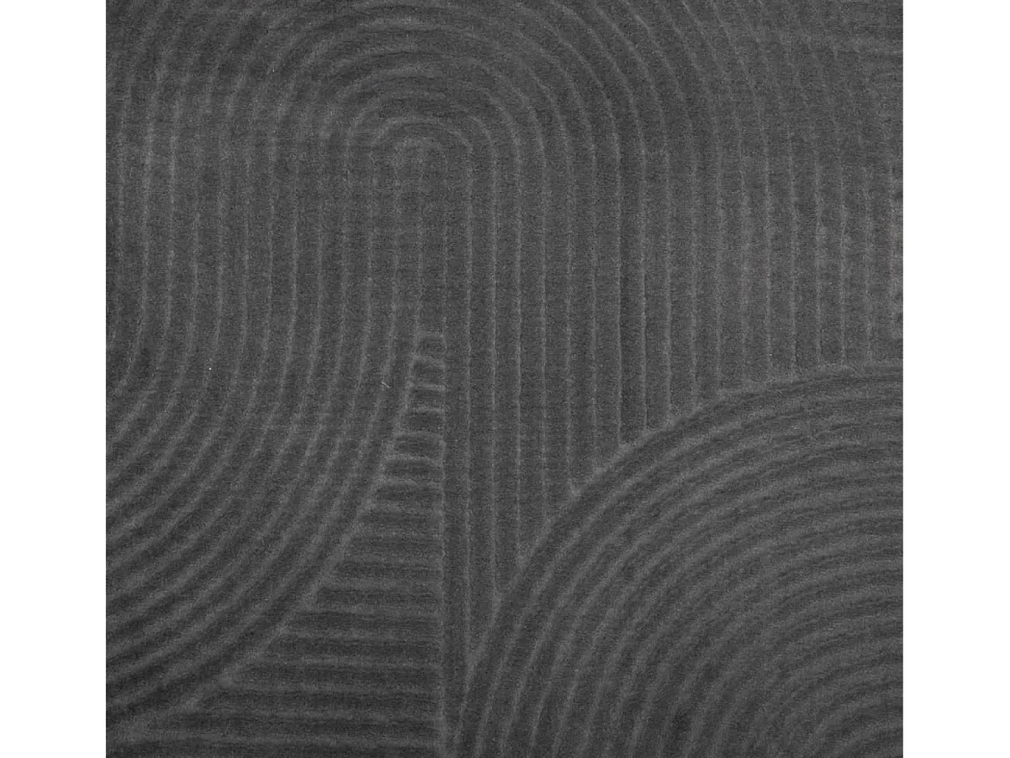 Alfombra IZA de pelo corto de estilo escandinavo en color antracita 80x150 cm Gris Best