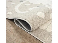 the carpet Alfombra De Salón|Alfombra Infantil-Alfombra Jungle Kids Habitación Infantil 3D Resistente - - 80x150 cm Beige