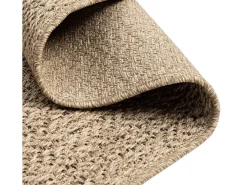 the carpet Alfombra De Exterior-Alfombra Kansas Exterior Interior Aspecto Yute Resistente intemperie liso - Naturaleza - 240 x 340 cm Color natural claro