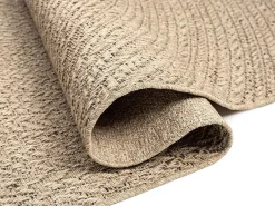 the carpet Alfombra Kansas Exterior Interior Aspecto Yute Resistente intemperie - Naturaleza - 240 x 340 cm Color natural claro