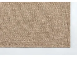 Best the carpet Alfombra Kansas Exterior Interior Aspecto Yute básico Resistente intemperie - Naturaleza - 80 x 250 cm Color natural claro