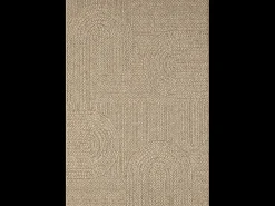 Discount the carpet Alfombra Kansas Exterior Interior Aspecto Yute Resistente intemperie - Naturaleza - 240 x 340 cm Color natural claro