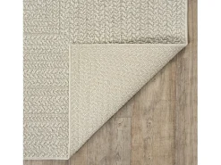 the carpet Alfombra Kansas Exterior Interior Aspecto Yute Resistente intemperie liso - - 160 x 230 cm Crema Hot